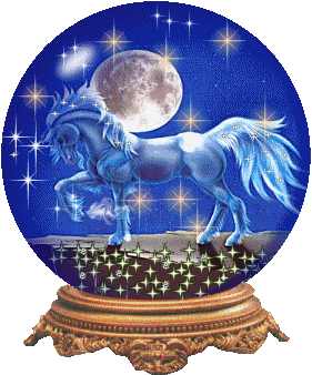 unicorn globe